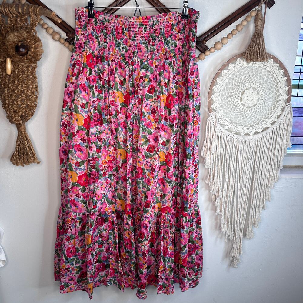 Natural Life Floral Convertible Floral Maxi Skirt Dress